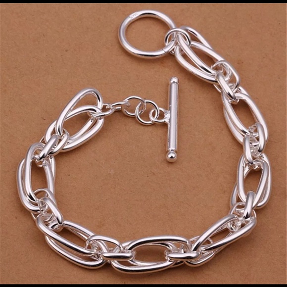 - 925 silver plated chain bracelet - Picture 3 of 9